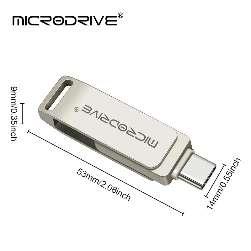 TYPE-C Flash Drive pendrive For iPhone /Plus/X/ipad Usb/Otg 2 in 1 Pen Drive For all iOS External Storage Devices/ cell phone