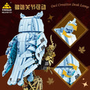 545PCS Cretive DESIGN Steam Owl Stump Lamp Building Blocks Punk Elements Mechanical Puzzle Assemble Model Brick Toy Kid For Gift