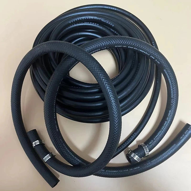 1M NBR Petrol Diesel Oil Resistant Rubber Tube ID 4-25mm Diameter Flexible Fuel Hoses high temperature resistant oil pipe