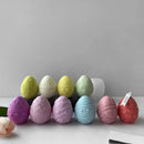 3D Easter Embossment Egg Silicone Candle Mold Egg Aroma Wax Plaster Ornaments Handmade Soap Mould