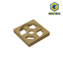 Gobricks GDS-949 Turntable 2 x 2 Plate, Base compatible with 3680  DIY Educational Building Blocks Technical