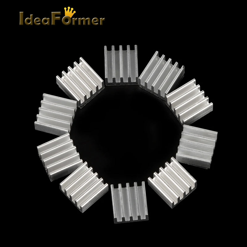 5/10pcs  A4988 Stepper Driver Heat sink Aluminum HeatSink 8.8*8.8*5mm Cooling Radiator 3D Printer Parts