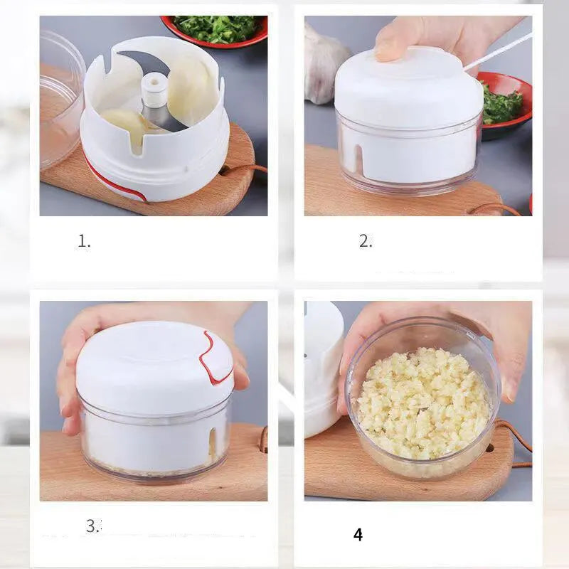 Plastic Garlic Crusher Press Vegetable Cutter Housewares Chopper Grater Peeler Grinder Tools Gadgets Kitchen Accessories