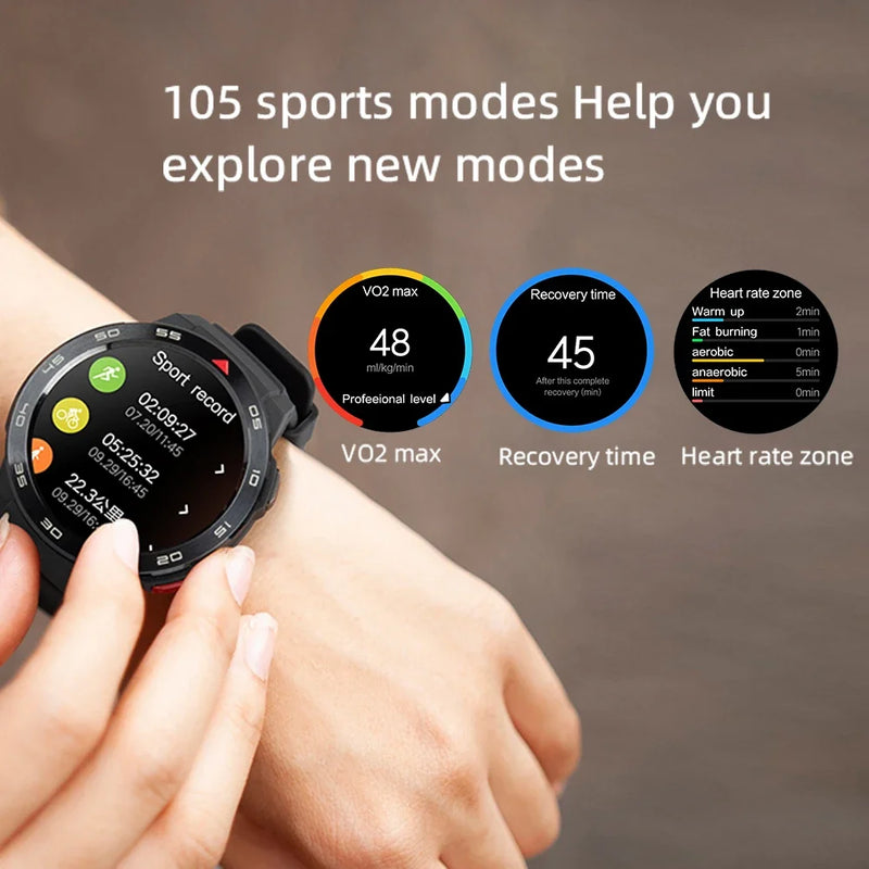 Mibro GS Pro Smartwatch GPS Positioning 1.43Inch AMOLED HD Screen 5ATM Waterproof Bluetooth Call Sports Women Men Smart Watches