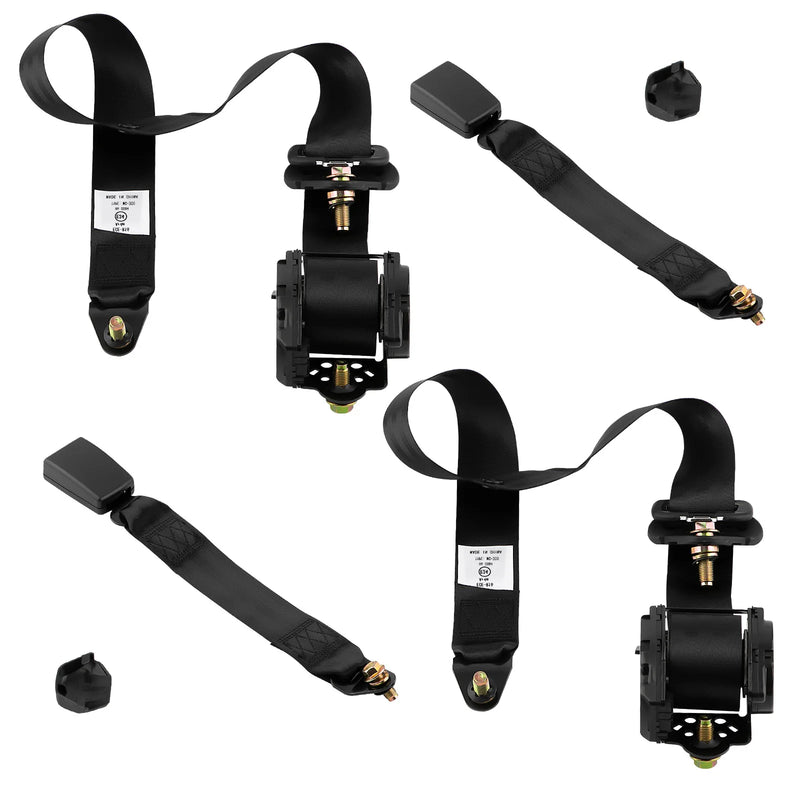 2PCS 3M Shoulder for Seats Belt Retractable Universal 3 Point Inertia