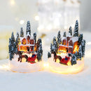 Christmas Luminous Castle House Ornament 2024 New Year Kid Gift Christmas Decoration for Home Xmas Party Tabletop Decor Navidad