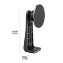 1/4" Magnetic Phone Mount Aluminum Alloy Magnetic Tripod Adapter 360° Rotating