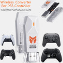 BIGBIG WON R100 Pro No Delay Control USB Wireless Bluetooth-compatible Adapter for Windows Switch PS5 Xbox Gamepad Controller