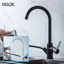 Kitchen Faucets 304 stainless steel Pull Out Kitchen Sink Water Tap Deck Mounted Mixer Stream Sprayer Head Hot Cold Taps