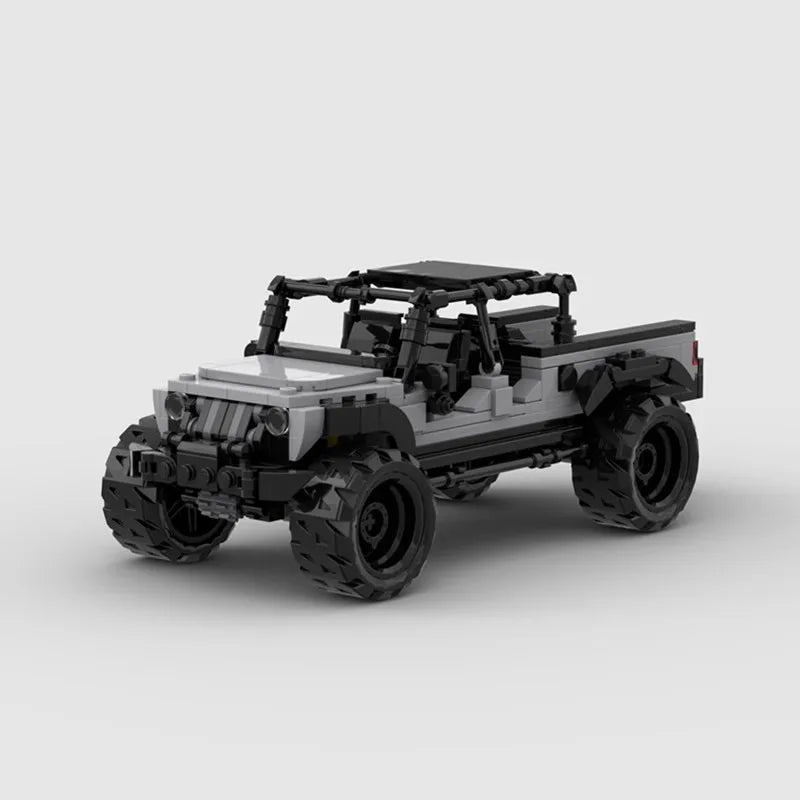 Jeep Gladiator Vehicle Technical Super Racing Car Bricks Weapon Building Block Model Bricks DIY Toys for Kid Christmas Gifts