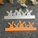 Easter Rabbit Metal Cutting Dies Stencils For DIY Scrapbooking Embossing Handcraft