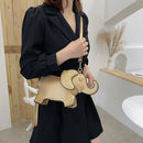 Fashion Female Crossbody Messenger Bags Funny Elephant Shape Shoulder Bag Designer Casual Purse Ladies Wristlet Handbags 2024