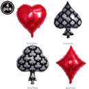 Casino Table Runner Decor Las Vegas Table Cover Poker Night Themed Table Decoration Casino Playing Card Birthday Party Supplies