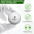 Caiton 12/6/3pcs Long Distance Golf Ball | Tour-Level Performance | Multi-Layer Construction | Add 40+ Yards | Ultra-Soft Feel