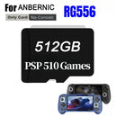 FOR ANBERNIC RG556 Handheld Game Console Memory Card SD Card TF Card 61000 Games128G  512G 256G PSP PS2 Micro Sd PSP Games