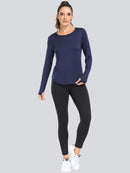 Women T-Shirts Sun Protection Sports Long Sleeves UV Protection Loose Breathable Running Yoga Clothes Fitness