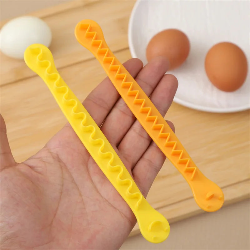 2 Pcs Fancy Cut Eggs Cooked Eggs Cutter Household Boiled Eggs Creative Tools Bento Cut Flower Shaper Kitchen Accessories