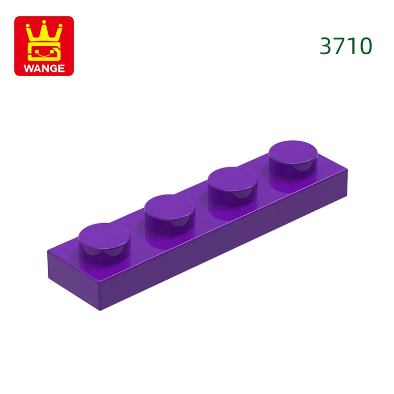 Wange 149Pcs/Lot 3710 1x4 Basic Building Block Moc Components Parts Compatible with Bricks DIY Children Assembly Toy Gift Box