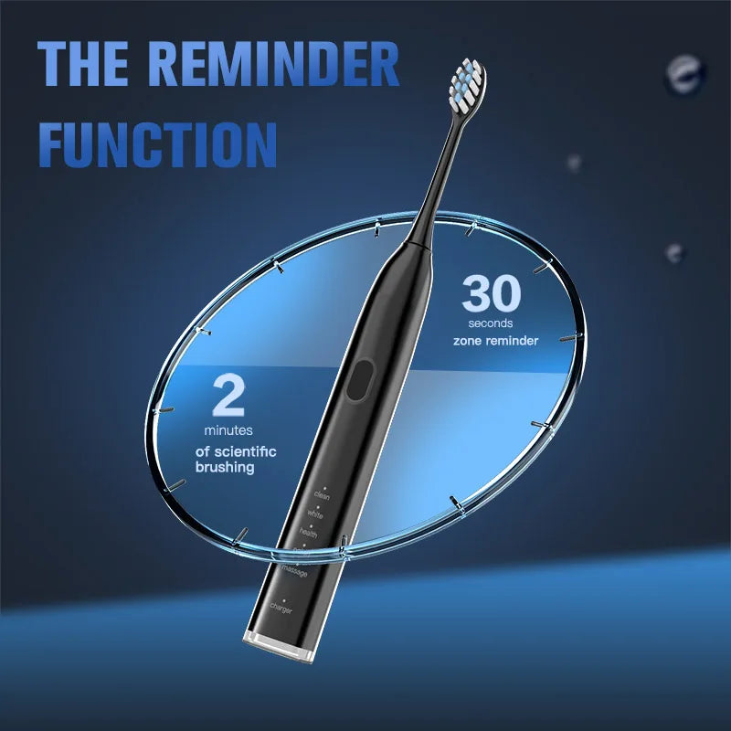 SUBORT S2 Sonic Electric Toothbrush for Men Women Houseehold Whitening IPX7 Waterproof Toothbrush Ultrasonic Auto Tooth Brush