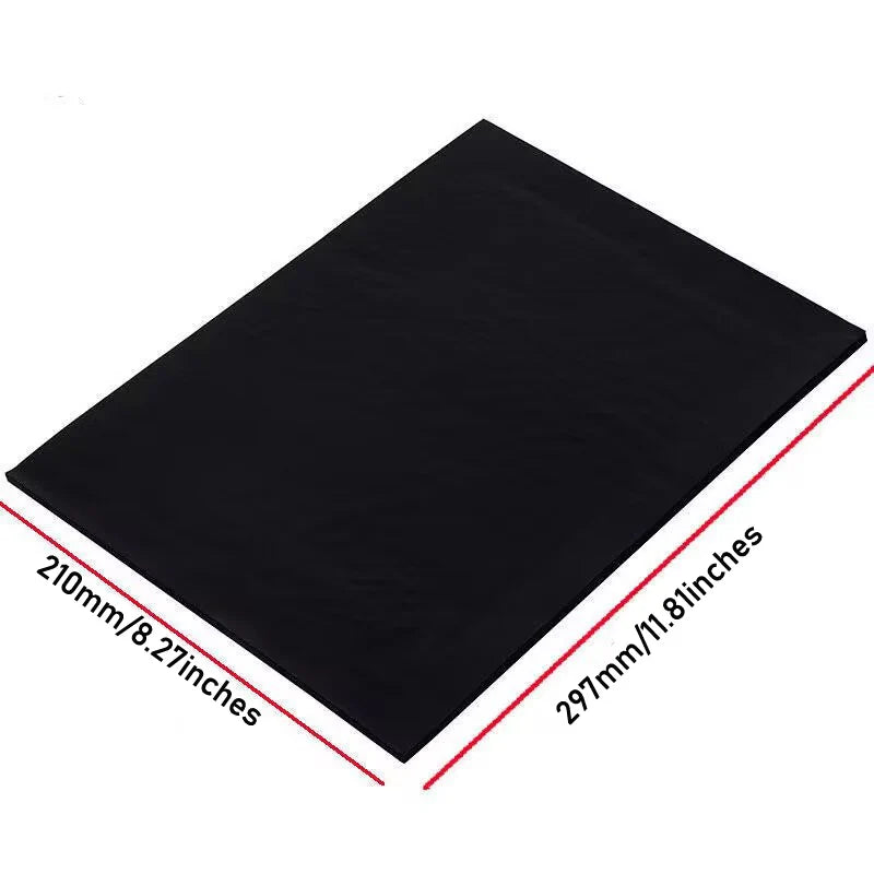 A4 Size 30 pcs Transfer Tracing Graphite Paper Black color Drawing Patterns