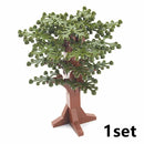 City House Accessories MOC Bricks 3471 2435 6064 Plant Tree Pine Prickly Bush 2x2x4 Green Grass Building Bricks Creative Toys