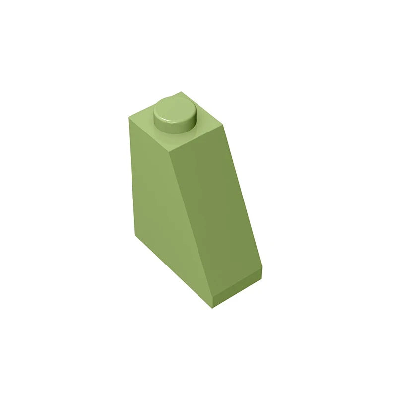Gobricks 10PCS Bricks Assembles Particles 60481 2x1x265 Degree Slope Bricks Building Blocks Replaceable Parts For Children Gifts