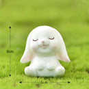 Cute Animal Easter Rabbit Mini Figurines Bunny Carrot Cake Decoration Chick Cupcake Toppers Easter Party Baking Supplies