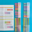 200 Sheets Stickers Transparent Sticky Notebook Pads Notepads Clear Bookmark Read Book Stationery School Supplie