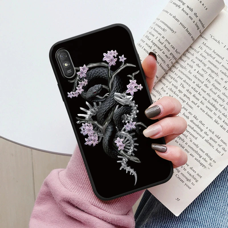 Heart Flower Case For Redmi 9A 9AT Phone Cover Cute Silicone Shockproof Soft Coque For Redmi 9A 9 AT Shell Cartoon Lovely Matte