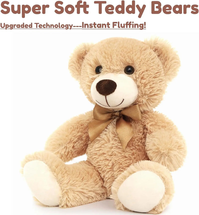 MorisMos 12 Pack Teddy Bears in Bulk 14 inch Teddy Bears for Kids Small Stuffed Animals Bulk