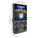 R36MAX Retro Handheld Game Console Open Source Linux System 4.0 Inch IPS Screen Portable Video Gaming Player 128G 22000+ Games