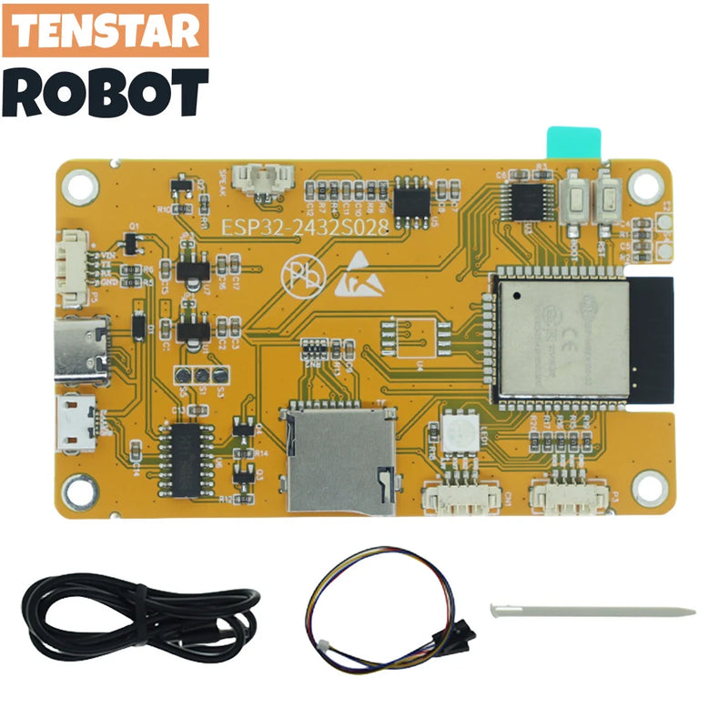 TENSTAR ROBOT ESP32 LVGL WIFI&Bluetooth Development Board 2.8 Inch 240*320 Smart Display Screen TFT Module With Touch