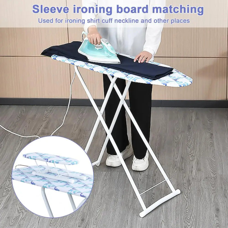 42 inch Full-Size Foldable Ironing Board, Foldable Household Ironing Board, Extended Ironing Board Outside with Heat-Resistant C
