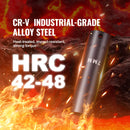 SucceBuy 23PCs 1/2" Drive Impact Socket Set Socket Set SAE (7/16" -1")& Metric (13-24mm) 6 Point Cr-V Alloy Steel Auto Repair