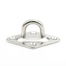 Stainless Steel 304 Fixed Pad Eye Plate Deck Door Buckle Staple Ring Wall Hook U-Shaped Ceiling Mount Hanger