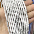 Natural Agates Tiger Eye Chalcedony Jades Stone Round Rondelle Spacer Beads For Jewelry Making Diy Bracelet Accessories 2X4mm