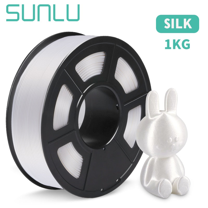 SUNLU PETG/ABS/SILK/TPU/PLA Filament 1Roll 1.75mm FDM 3D Printer Material with High Strength 100% No Bubble Filament for 3D Pen