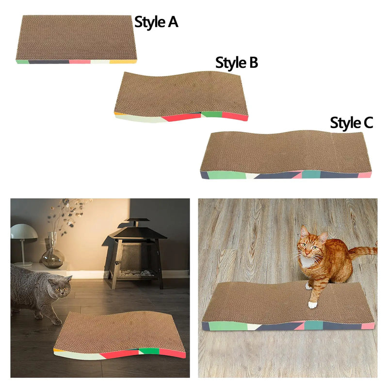 Cat Scratchers Cardboard Corrugated Paper Durable Furniture Protection Pet Sofa Cat Scratch Bed for Indoor Cats Kittens Rest