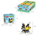 10Pcs Small Insect Assembly Block Animal Insect Puzzle Education Toys Tabletop Ornaments Boys Girl Building Block Toys Gift