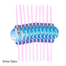 Frozen Anna Elsa Princess Birthday Party Decorations Kids Disposable Tableware Plates Cups Napkins Balloons Baby Shower Supplies