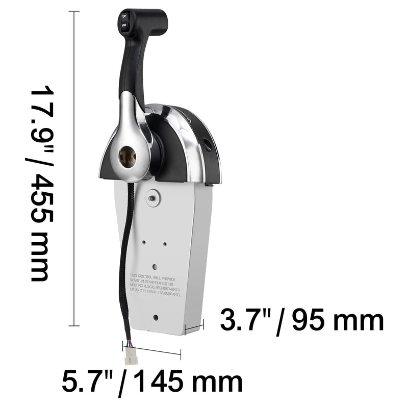 SucceBuy  Boat Throttle Control 5006186 Top-Mounted Outboard Remote Control Box for Evinrude Johnson Marine Throttle Control Box