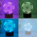 1 football 3D night light, Father's Day, holiday gift table light for family, atmosphere light, companion sleep light.