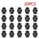 1-20pcs USB Rechargeable 7-Color LED Bicycle Taillight Drone Light Bike Safety Night Riding Warning Lamp Cycling Equipment