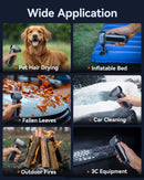 WOLFBOX MF100 Electric Air Duster Air Blower-150000RPM Super Power, Rechargeable 3-Gear Brushless Motor for Car/PC/Home/Outdoor