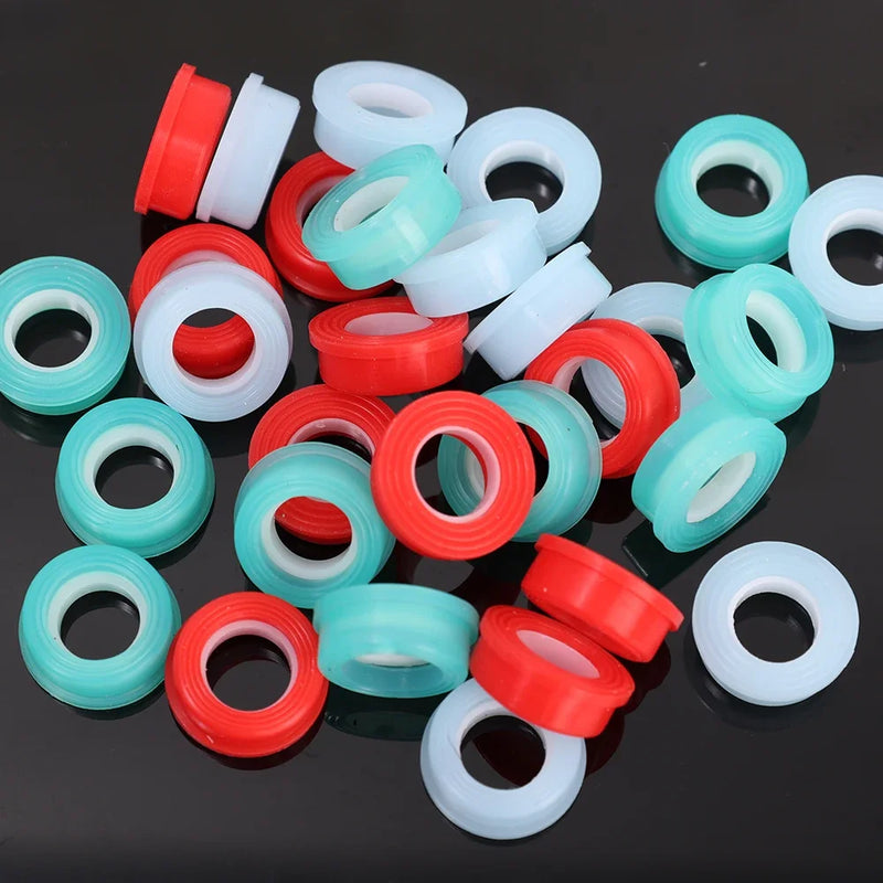 60/10PCS Faucet Leak-Proof Sealing Gasket Silicone Faucet Valve Core Pipe Gaskets Washer Tap Spool Hardware Plumbing Fittings