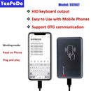 Yanpodo 860Mhz~960Mhz Plug and Play UHF RFID Reader OTG HID Keyboard USB RFID Writer for Windows Android IOS Emulation Reading