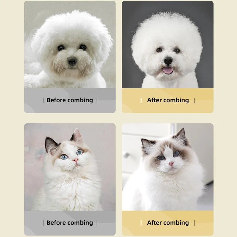 HOOPET Cat Comb Pulling Hair Comb Pet Hair Brush Special Dog Hair Cat Needle Comb Artifact Teddy Bichon Dog Supplies