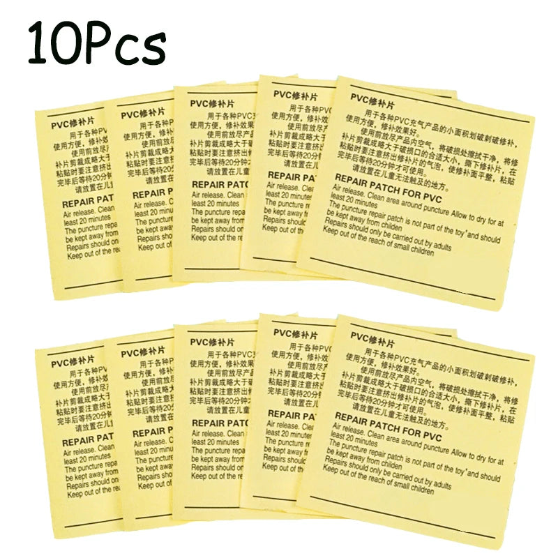 Waterproof Transparent Self Adhesive Sticker Cloth Patches Outdoor Tent Repair Tape Inflatable Toys Pool Float Air Bed Patch Kit