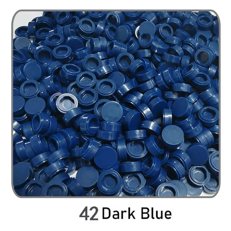 1000pcs DIY Pixel Art Bricks1x1 Round Tile Building Blocks Compatible with 98138 Anime Figure Assemble Toys Gift for Children