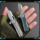 New Outdoor Folding Self-defense Wilderness Survival Folding Knife Camping Knife Mini Knife Fruit Knife Portable Tool